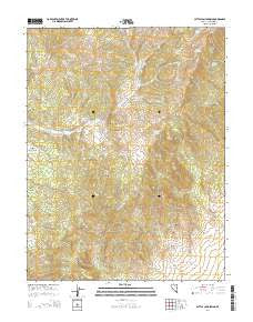 Cattle Camp Spring Nevada Current topographic map, 1:24000 scale, 7.5 X 7.5 Minute, Year 2014