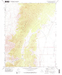 Cave Valley Well Nevada Historical topographic map, 1:24000 scale, 7.5 X 7.5 Minute, Year 1971