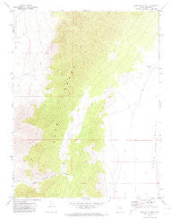 Cave Valley Well Nevada Historical topographic map, 1:24000 scale, 7.5 X 7.5 Minute, Year 1971