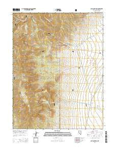 Cave Mountain Nevada Current topographic map, 1:24000 scale, 7.5 X 7.5 Minute, Year 2014