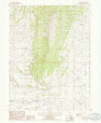 Cedar Ridge Nevada Historical topographic map, 1:24000 scale, 7.5 X 7.5 Minute, Year 1985