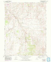 Chalk Hills Nevada Historical topographic map, 1:24000 scale, 7.5 X 7.5 Minute, Year 1967