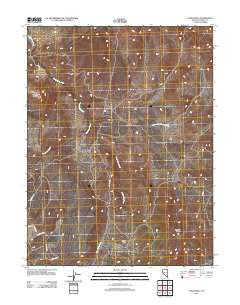 Chalk Hills Nevada Historical topographic map, 1:24000 scale, 7.5 X 7.5 Minute, Year 2011