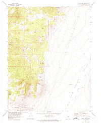 Chaos Creek Nevada Historical topographic map, 1:24000 scale, 7.5 X 7.5 Minute, Year 1967
