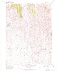 Charleston Reservoir Nevada Historical topographic map, 1:24000 scale, 7.5 X 7.5 Minute, Year 1968