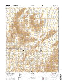 Charleston Peak NE Nevada Current topographic map, 1:24000 scale, 7.5 X 7.5 Minute, Year 2015