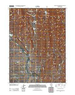 Charleston Reservoir Nevada Historical topographic map, 1:24000 scale, 7.5 X 7.5 Minute, Year 2012