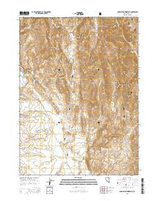 Charleston Reservoir Nevada Current topographic map, 1:24000 scale, 7.5 X 7.5 Minute, Year 2015
