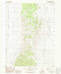 Chase Spring Nevada Historical topographic map, 1:24000 scale, 7.5 X 7.5 Minute, Year 1986