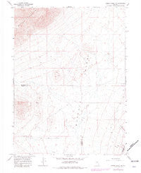 Cherry Creek NE Nevada Historical topographic map, 1:24000 scale, 7.5 X 7.5 Minute, Year 1965