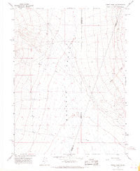 Cherry Creek SE Nevada Historical topographic map, 1:24000 scale, 7.5 X 7.5 Minute, Year 1965