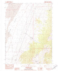 Cherry Spring Nevada Historical topographic map, 1:24000 scale, 7.5 X 7.5 Minute, Year 1982