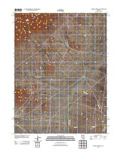 Cherry Creek NE Nevada Historical topographic map, 1:24000 scale, 7.5 X 7.5 Minute, Year 2012