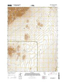 Cherry Creek NE Nevada Current topographic map, 1:24000 scale, 7.5 X 7.5 Minute, Year 2014