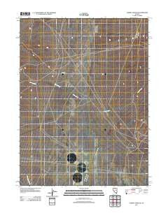 Cherry Creek SE Nevada Historical topographic map, 1:24000 scale, 7.5 X 7.5 Minute, Year 2011
