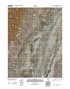 Cherry Creek Station Nevada Historical topographic map, 1:24000 scale, 7.5 X 7.5 Minute, Year 2012