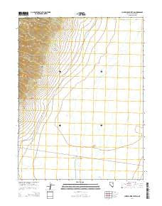 Cherry Creek Station Nevada Current topographic map, 1:24000 scale, 7.5 X 7.5 Minute, Year 2014