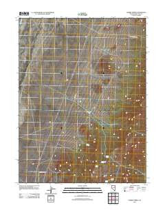 Cherry Spring Nevada Historical topographic map, 1:24000 scale, 7.5 X 7.5 Minute, Year 2012