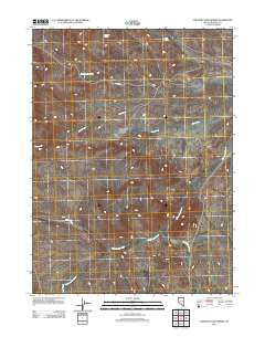 Chester Lyons Spring Nevada Historical topographic map, 1:24000 scale, 7.5 X 7.5 Minute, Year 2011