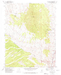 Chief Mountain Nevada Historical topographic map, 1:24000 scale, 7.5 X 7.5 Minute, Year 1970