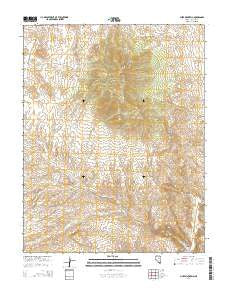 Chief Mountain Nevada Current topographic map, 1:24000 scale, 7.5 X 7.5 Minute, Year 2014