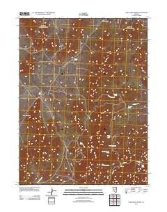 Chin Creek Spring Nevada Historical topographic map, 1:24000 scale, 7.5 X 7.5 Minute, Year 2012