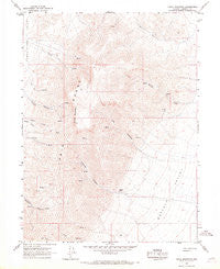 China Mountain Nevada Historical topographic map, 1:24000 scale, 7.5 X 7.5 Minute, Year 1965