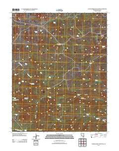 Chokecherry Mountain Nevada Historical topographic map, 1:24000 scale, 7.5 X 7.5 Minute, Year 2012