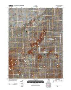 Cholona Nevada Historical topographic map, 1:24000 scale, 7.5 X 7.5 Minute, Year 2011