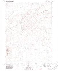 Cholona Nevada Historical topographic map, 1:24000 scale, 7.5 X 7.5 Minute, Year 1981