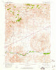 Churchill Butte Nevada Historical topographic map, 1:62500 scale, 15 X 15 Minute, Year 1957