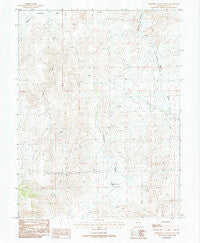 Churchill Canyon Well Nevada Historical topographic map, 1:24000 scale, 7.5 X 7.5 Minute, Year 1987