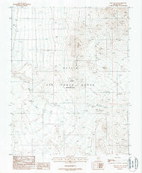 Civet Cat Cave Nevada Historical topographic map, 1:24000 scale, 7.5 X 7.5 Minute, Year 1987