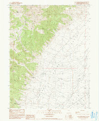 Clan Alpine Ranch Nevada Historical topographic map, 1:24000 scale, 7.5 X 7.5 Minute, Year 1990