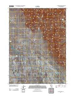Clapper Creek Nevada Historical topographic map, 1:24000 scale, 7.5 X 7.5 Minute, Year 2011