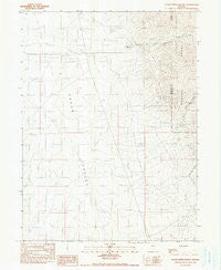 Clear Creek Ranch Nevada Historical topographic map, 1:24000 scale, 7.5 X 7.5 Minute, Year 1990