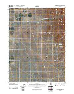Clear Creek Ranch Nevada Historical topographic map, 1:24000 scale, 7.5 X 7.5 Minute, Year 2011