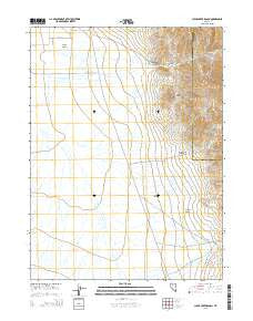 Clear Creek Ranch Nevada Current topographic map, 1:24000 scale, 7.5 X 7.5 Minute, Year 2015