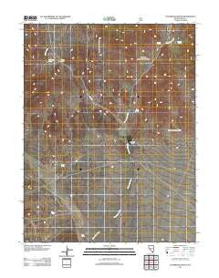 Cloverdale Ranch Nevada Historical topographic map, 1:24000 scale, 7.5 X 7.5 Minute, Year 2011