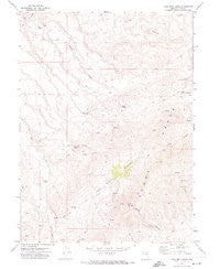 Coal Mine Basin Nevada Historical topographic map, 1:24000 scale, 7.5 X 7.5 Minute, Year 1971