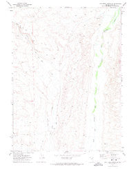 Coal Mine Canyon SE Nevada Historical topographic map, 1:24000 scale, 7.5 X 7.5 Minute, Year 1971