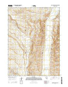 Coal Mine Canyon SE Nevada Current topographic map, 1:24000 scale, 7.5 X 7.5 Minute, Year 2014
