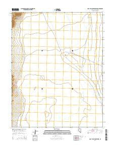 Coal Valley Reservoir Nevada Current topographic map, 1:24000 scale, 7.5 X 7.5 Minute, Year 2014