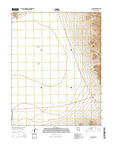 Coaldale Nevada Current topographic map, 1:24000 scale, 7.5 X 7.5 Minute, Year 2014