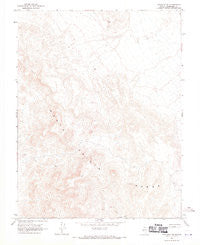 Coaldale NE Nevada Historical topographic map, 1:24000 scale, 7.5 X 7.5 Minute, Year 1968
