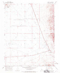 Coaldale Nevada Historical topographic map, 1:24000 scale, 7.5 X 7.5 Minute, Year 1968