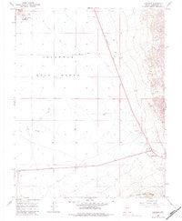 Coaldale Nevada Historical topographic map, 1:24000 scale, 7.5 X 7.5 Minute, Year 1968