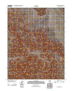 Coaldale NE Nevada Historical topographic map, 1:24000 scale, 7.5 X 7.5 Minute, Year 2012