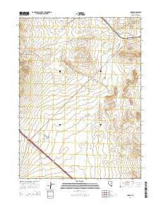 Cobre Nevada Current topographic map, 1:24000 scale, 7.5 X 7.5 Minute, Year 2014