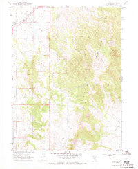 Cobre SE Nevada Historical topographic map, 1:24000 scale, 7.5 X 7.5 Minute, Year 1967